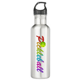 Bouteille D'eau Logo de parties scintillantes de Pickleball