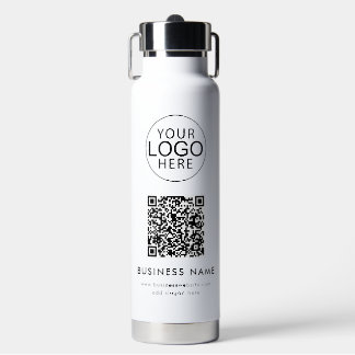 Bouteille D'eau Logo de société moderne Code QR Evénements d'entre