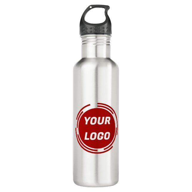 Bouteille D'eau Logo d'entreprise PERSONNALISABLE (Devant)