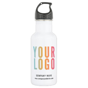 Bouteille D'eau Logo d'entreprise promotionnel blanc