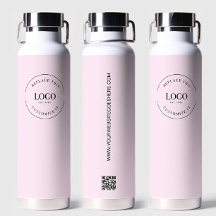 Bouteille D'eau Logo d'entreprise Site de code QR personnalisé Ros