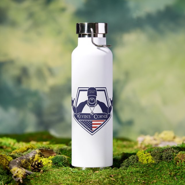 Bouteille D'eau Logo du coin de Kevin (Extérieur)