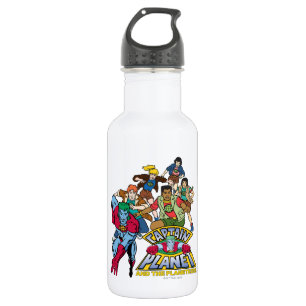 Bouteille D'eau Logo graphique du Capitaine Planet & the Planeteer