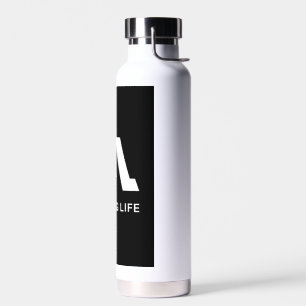 Bouteille D'eau Logo monochrome A de Vie Incroyable