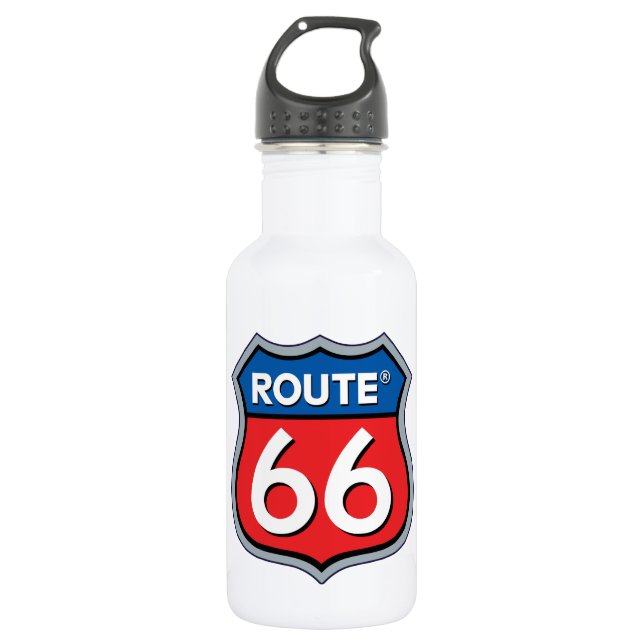 Bouteille D'eau Logo Route 66 (Devant)