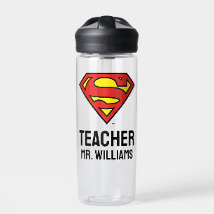 Bouteille D'eau Logo Superman personnalisé de l'enseignant