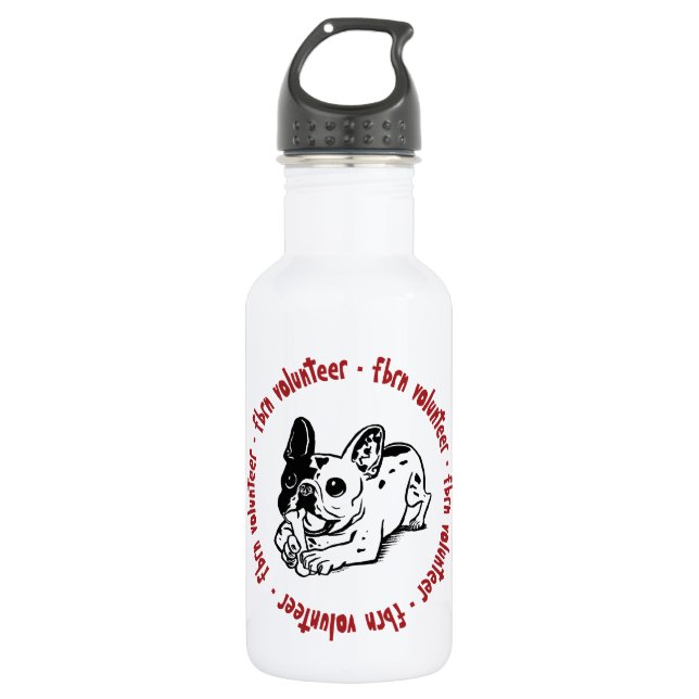 Bouteille D'eau Logo volontaire de FBRN (Devant)