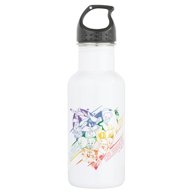 Bouteille D'eau LOONEY TUNES™ - Amour et fête (Devant)