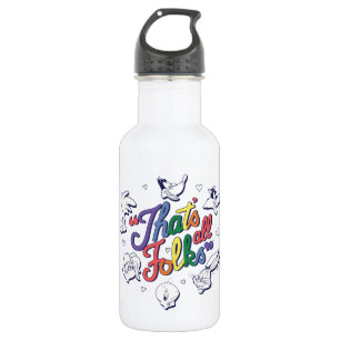 Bouteille D'eau LOONEY TUNES™ - That's All Folks ! Pride Badge