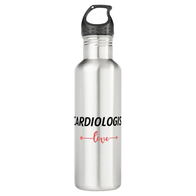 Bouteille D'eau Love cardiologist (Devant)