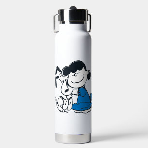 Bouteille D'eau Lucy Hugging Snoopy