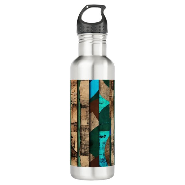 Bouteille D'eau Luxe raffiné Ile des Caraïbes africaines (Devant)
