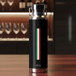 Bouteille D'eau Luxury Wellness Black Thermal Bottle Italy