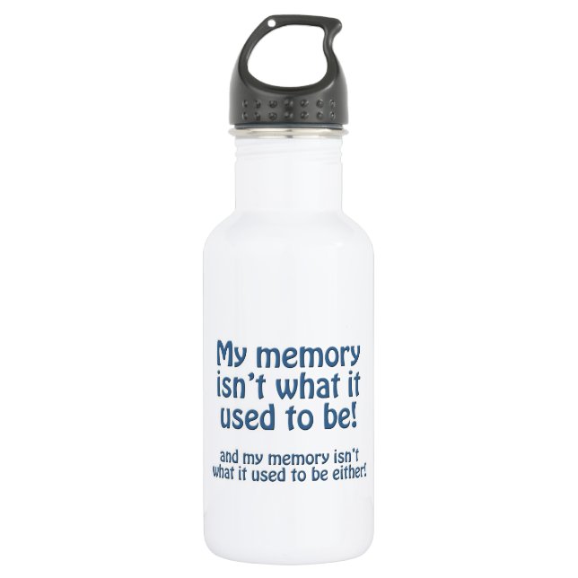 Bouteille D'eau Ma mémoire (Devant)