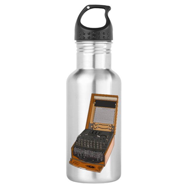 Bouteille D'eau Machine Enigma (Devant)
