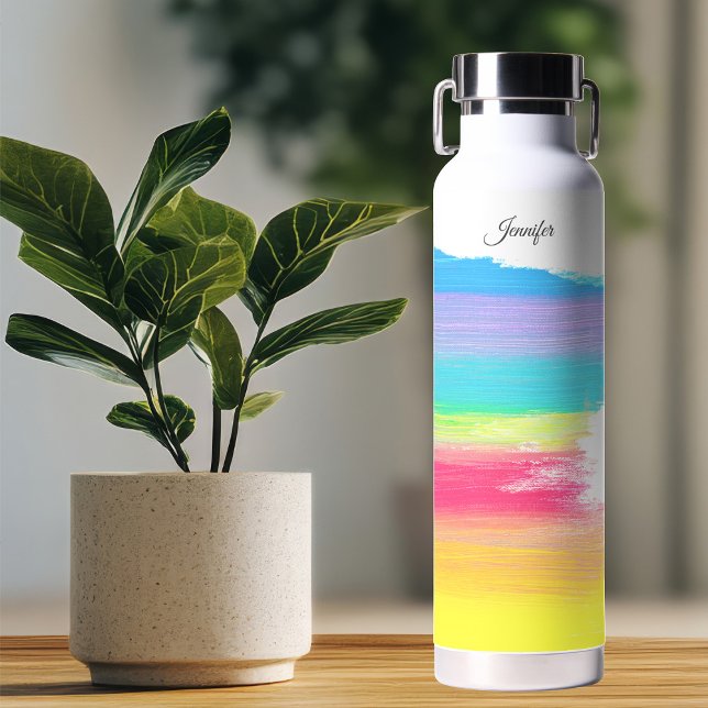 Bouteille D'eau Magnifique arc-en-ciel personnalisé (Créateur téléchargé)
