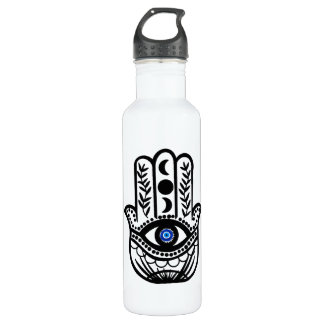 Bouteille D'eau Main de Hamsa Fatima Evil Eye