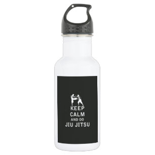 Bouteille D'eau Maintenez calme et faites Jiu-Jitsu