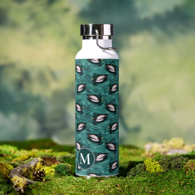 Bouteille D'eau Mallards La baignade dans le Motif aquatique (Extérieur)