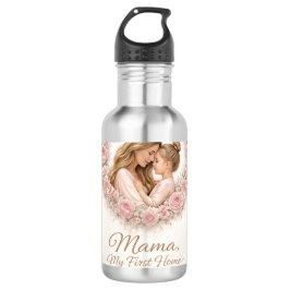 Bouteille D'eau Mama — My First Home | Mother & Daughter Floral Tr
