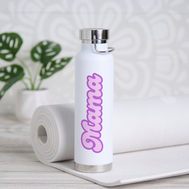 Bouteille D'eau Maman | Maman, maman va être (Yoga (pivoté))