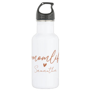 Bouteille D'eau Maman Vie - Design de charme rustique