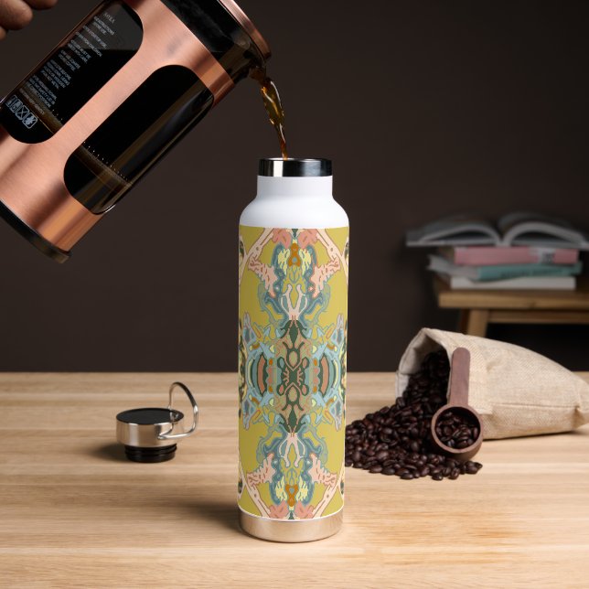 Bouteille D'eau Mandala Bohème Moderne (Gym)