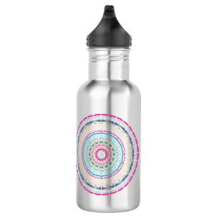 Bouteille D'eau mandala coloré