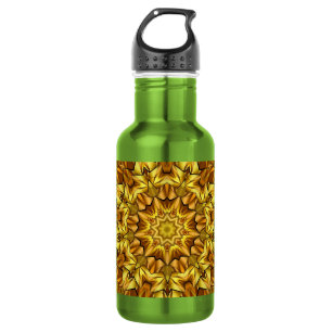 Bouteille D'eau Mandala doré Design abstrait antique-63495