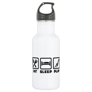 Bouteille D'eau Mangez la trompette de jeu de sommeil