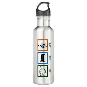 Bouteille D'eau Mangez le sommeil chantent