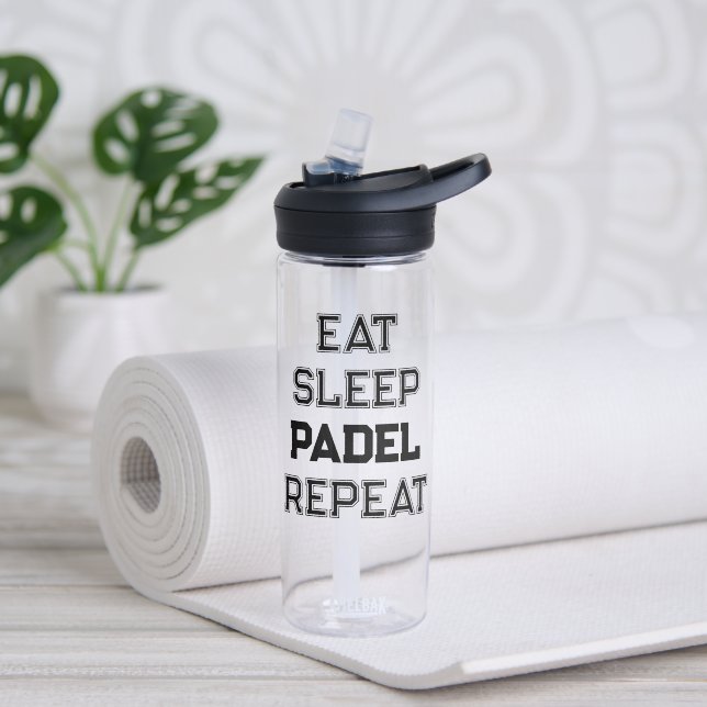 Bouteille D'eau mangez padel de sommeil répéter padel joueur simpl (Yoga)