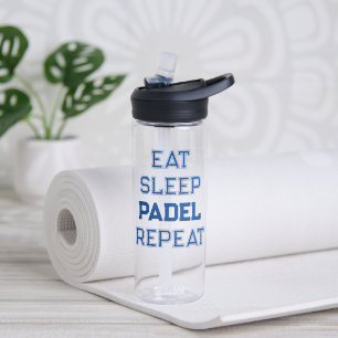 Bouteille D'eau mangez padel de sommeil répéter padel joueur simpl