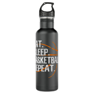 Bouteille D'eau Mangez Sleep Basketball Répéter - Cadeau Pour Bask