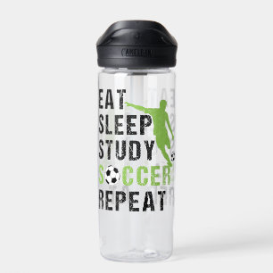 Bouteille D'eau Mangez Sleep Study Soccer Répéter Garçon Soccer Jo