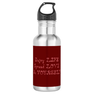 Bouteille D'eau Mantra de l'amour de la vie