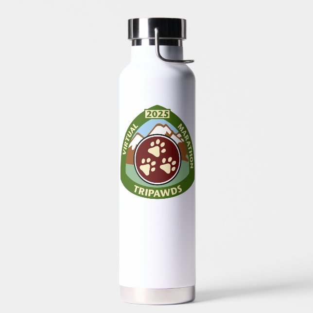 Bouteille D'eau Marathon des Tripawds 2025 (Gauche)