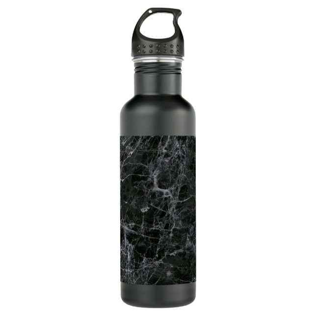 Bouteille D'eau Marbre noir (Devant)
