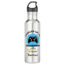 Mariage Groomsman Levelup Gamer Fun