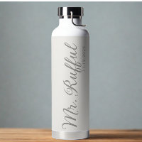 Mariage moderne Nom de la chambre Date Orff blanc