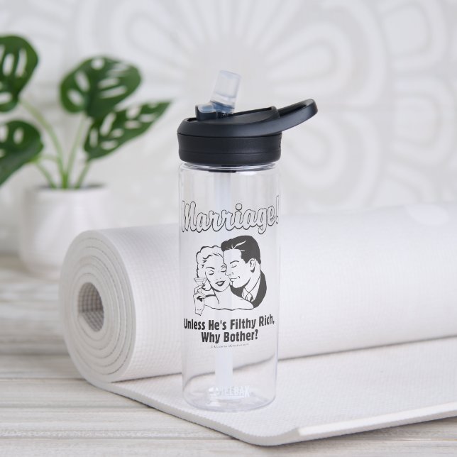 Bouteille D'eau Mariage : Pourquoi être malheureux (Yoga)