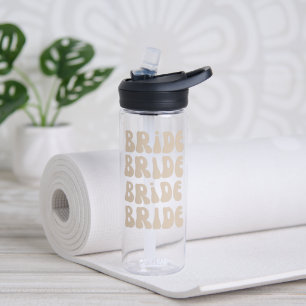 Bouteille D'eau Mariée Rétro Moderne Enterrement de Vie de Jeune F