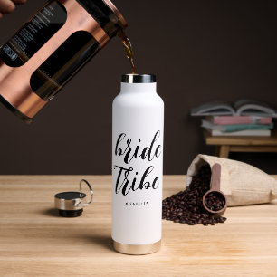 Bouteille D'eau Mariée Tribe moderne minimaliste Bachelorette Part