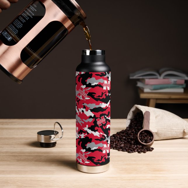 Bouteille D'eau Maroirs rouges Camo Thor Cuivre Infusé (Gym)