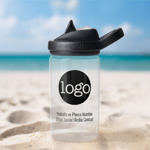 Bouteille D'eau Marque de logo Office personnalisé 2 lignes Texte