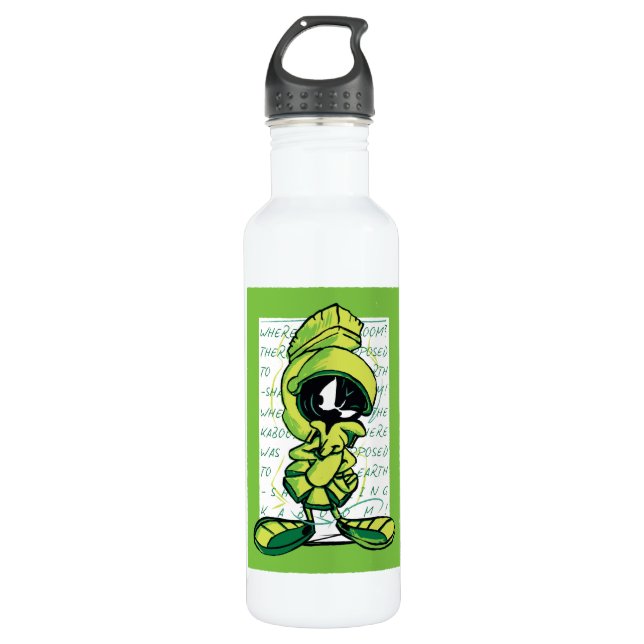 Bouteille D'eau MARVIN THE MARTIAN™ - Croquis (Devant)
