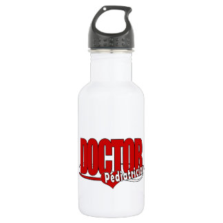 BOUTEILLE D'EAU MÉDECIN LOGO PÉDIATRICIEN