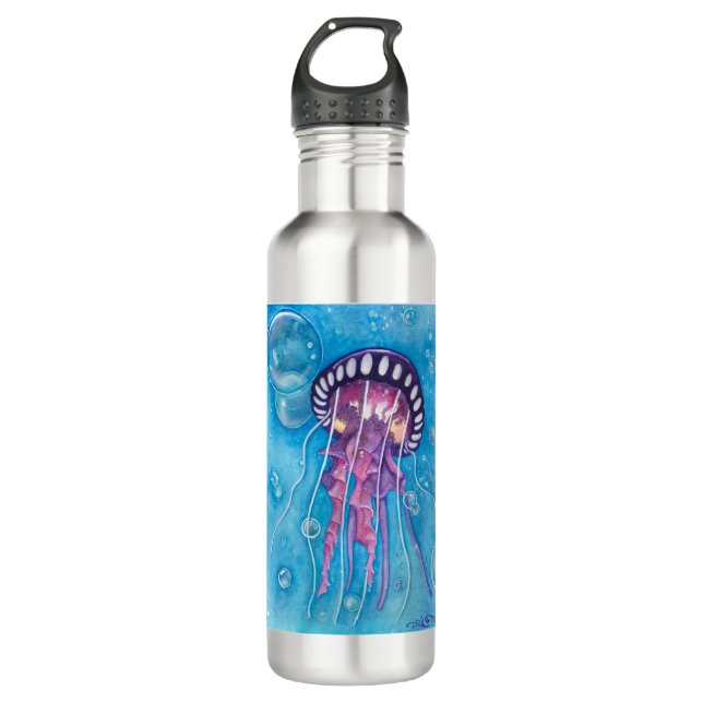 Bouteille D'eau Medusa de mer profonde (Devant)