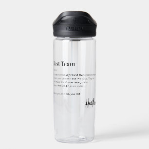 Bouteille D'eau Meilleur cadeau de remerciement d'équipe pour appr