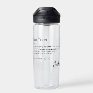Bouteille D'eau Meilleur cadeau de remerciement d'équipe pour appr